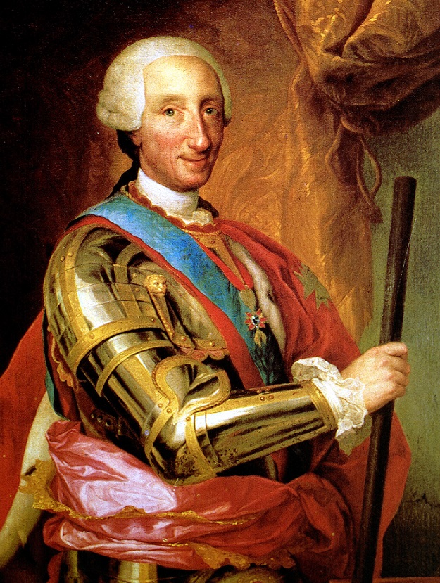 Carlos III retrato de Mengs